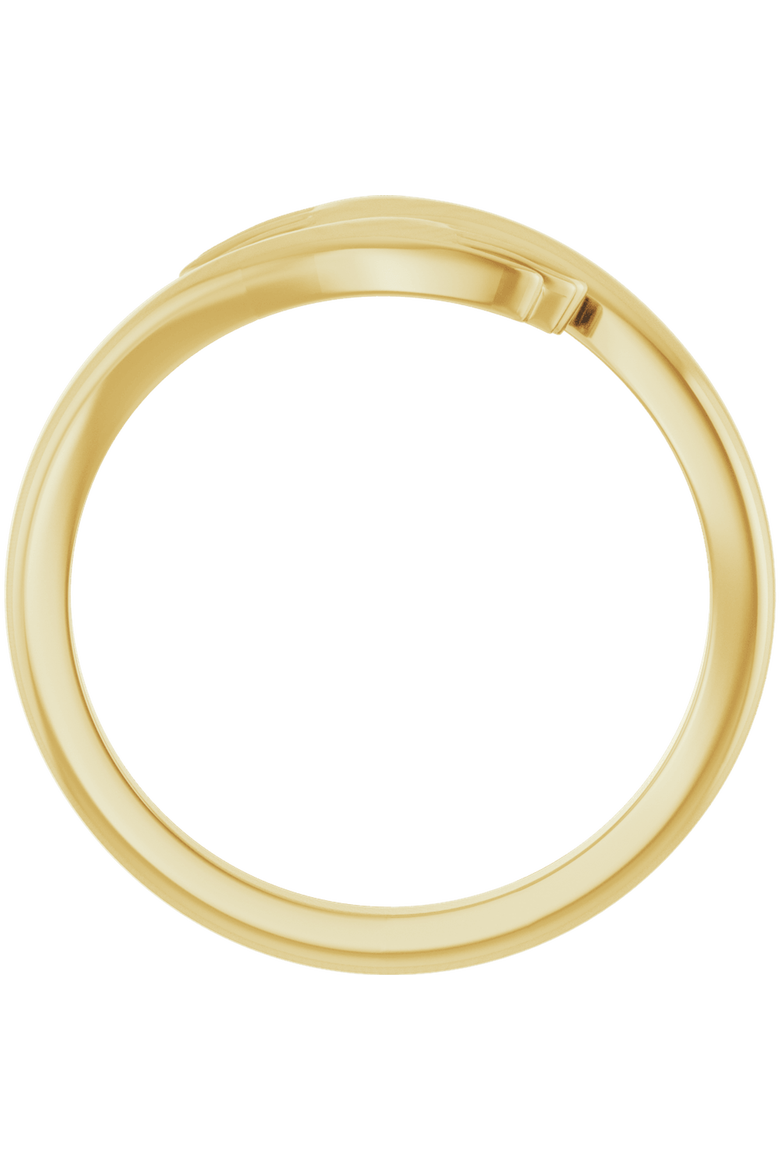 Hug Ring In 14K Gold, Alternate, color, Gold