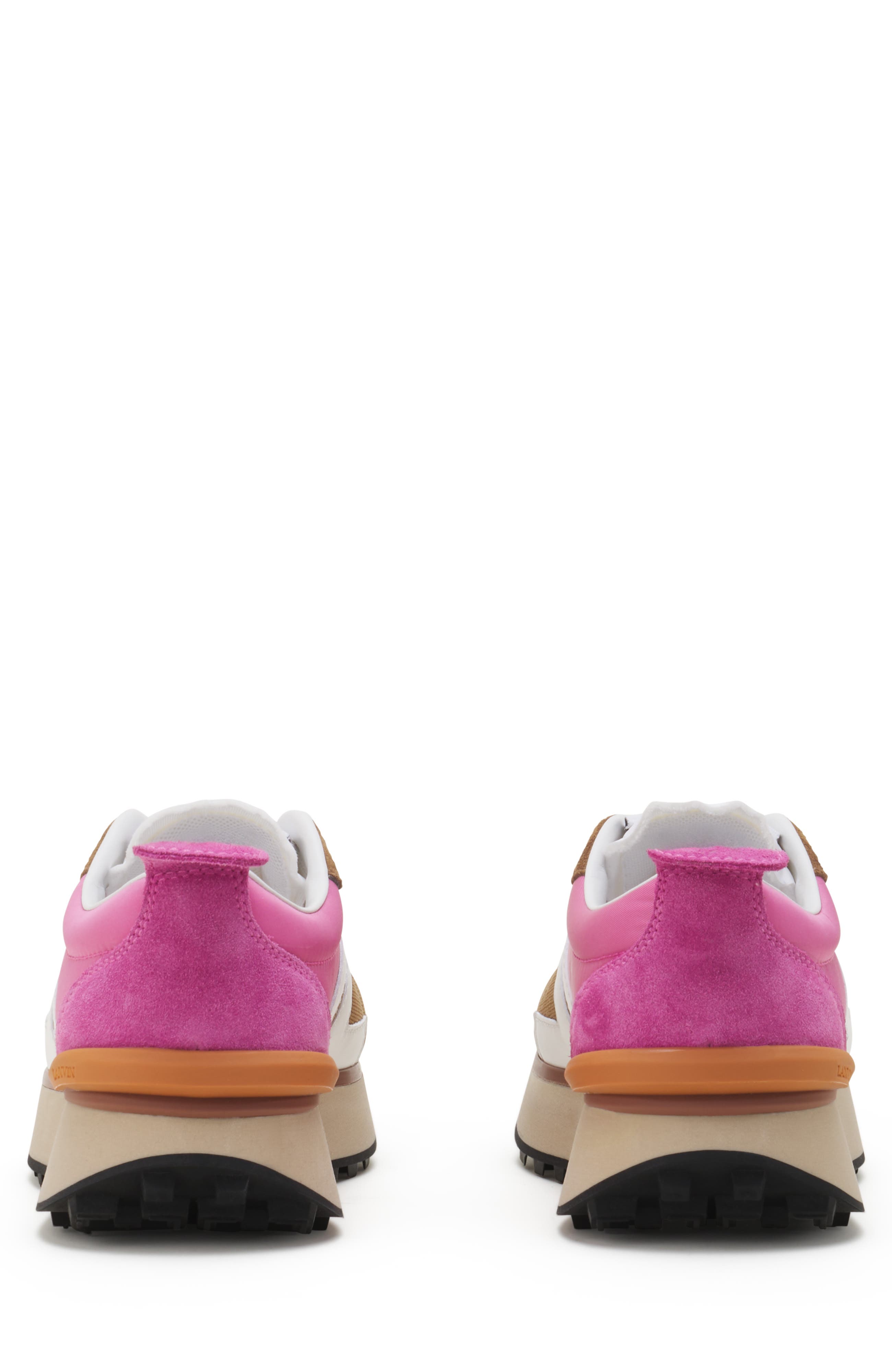 Bumpr Sneakers In Nylon And Mesh, Alternate, color, Red/Lilac