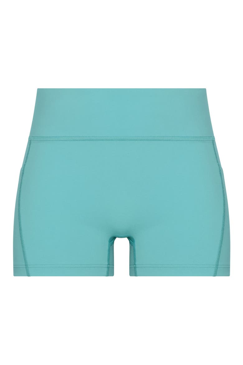 Performance Bike Shorts with Pockets, Alternate, color, AQUAMARINE