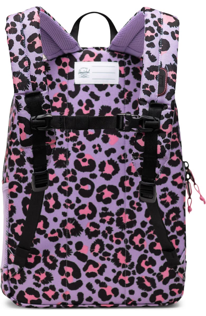 Herschel Supply Co. Kids' Heritage Youth Backpack, Alternate, color, Scribble Leopard Sachet Pink