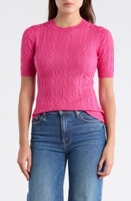 M Missoni Girocollo Short Sleeve Sweater