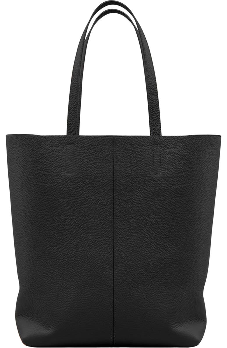 MAISON de SABRÉ Tall Leather Soft Tote, Alternate, color, Rouge Noir