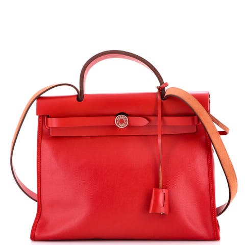 Herbag Zip Berline Vache Canvas and Leather 31