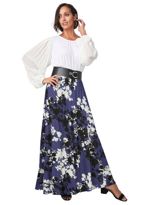 Everyday Stretch Knit Maxi Skirt (Plus)