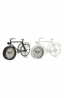 Set of 2 Bicycle Clocks