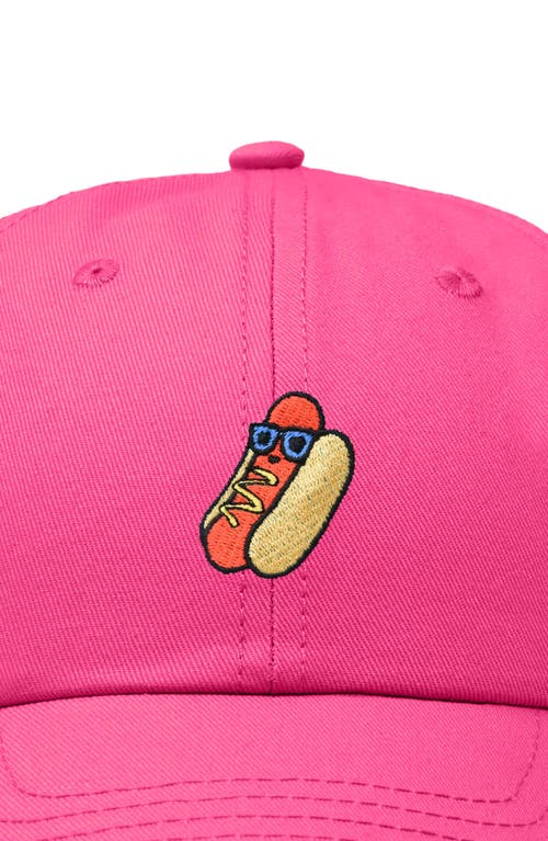 Dalix Dog Days Embroidered Casual Cap In Hot Pink
