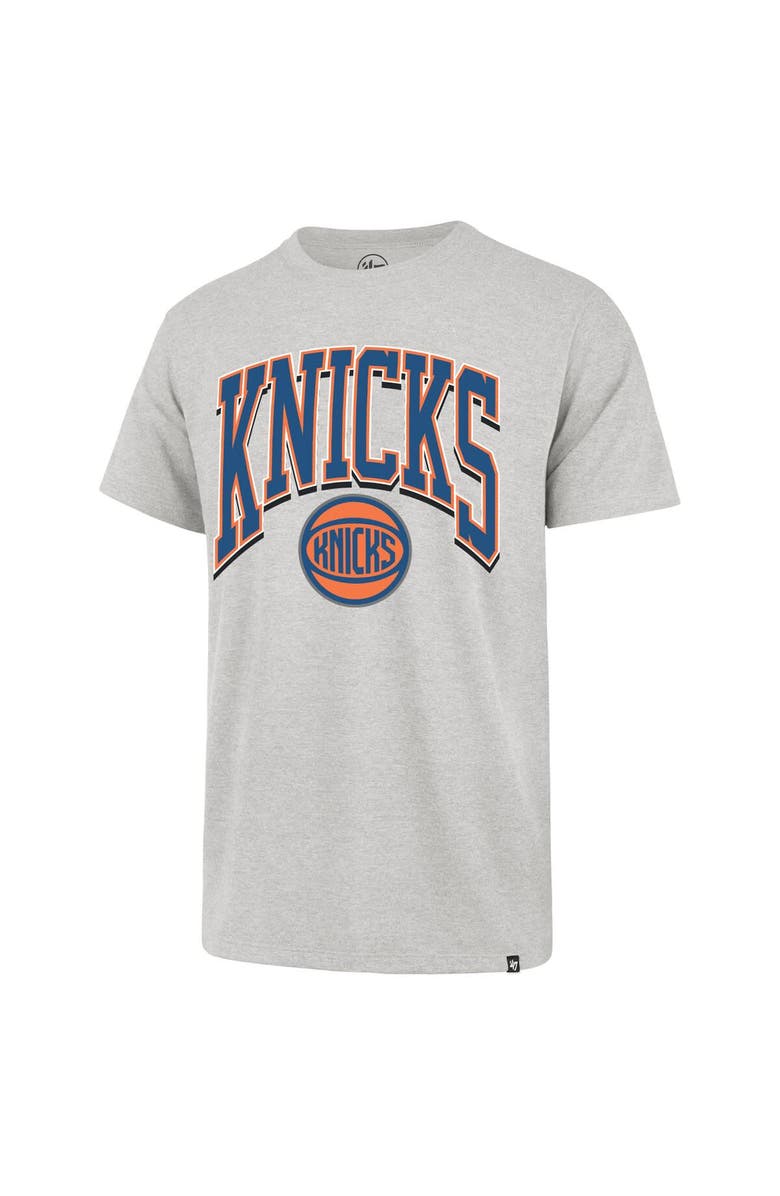 '47 Men's '47 Gray New York Knicks Walk Talk Franklin T-Shirt, Alternate, color, Gray