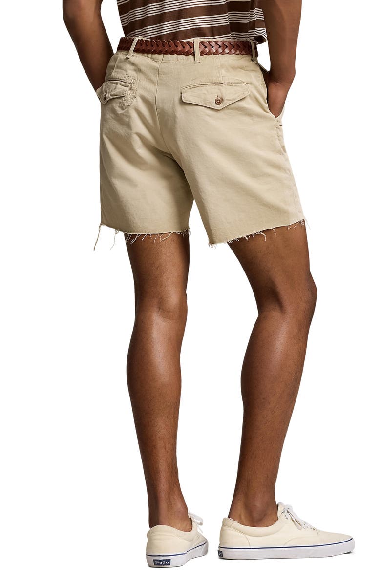 Polo Ralph Lauren Heritage Twill Cuff Off Shorts, Alternate, color, Haywell