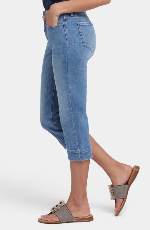 Nydj Marilyn Double Button Crop Jeans In Barcelona Breeze