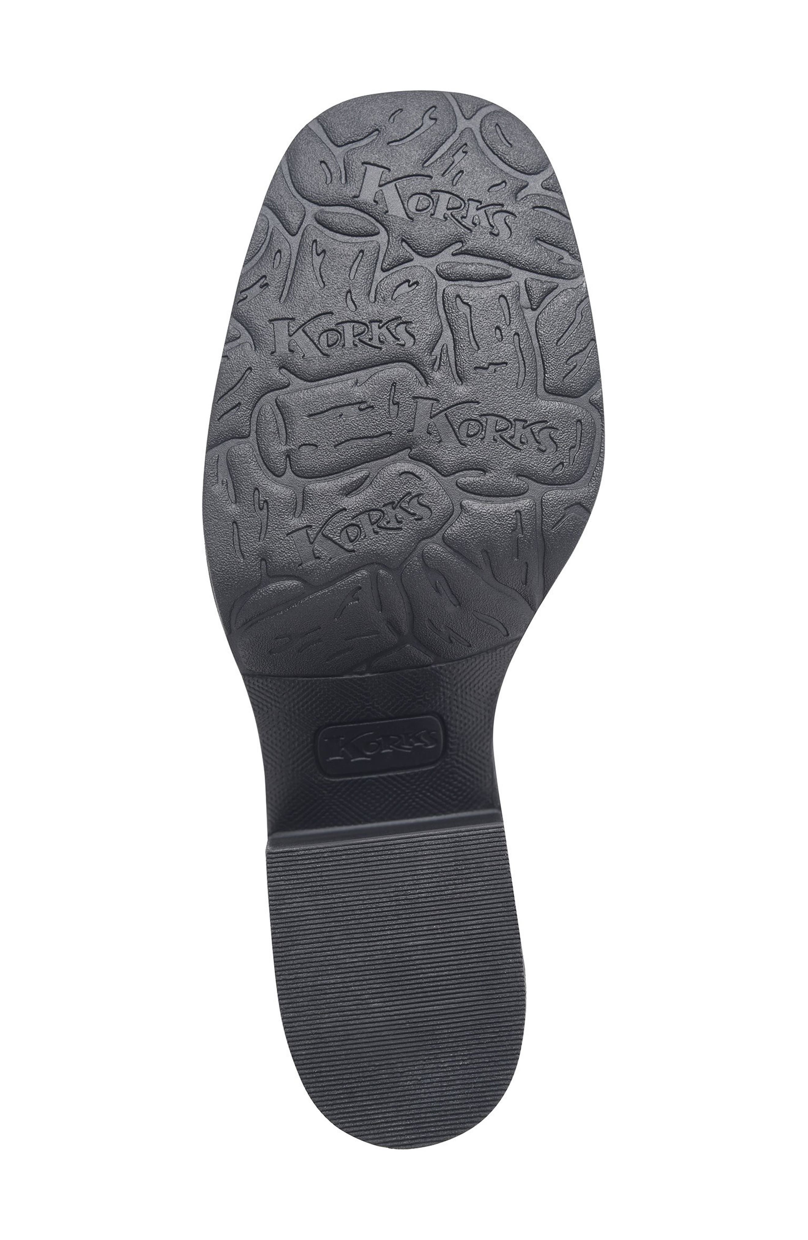 KORKS Moergan Side Zip Boot, Alternate, color, Black