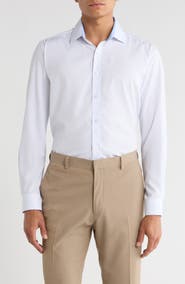 DYLAN PARK Slim Fit 4-Way Stretch Performance Dress Shirt