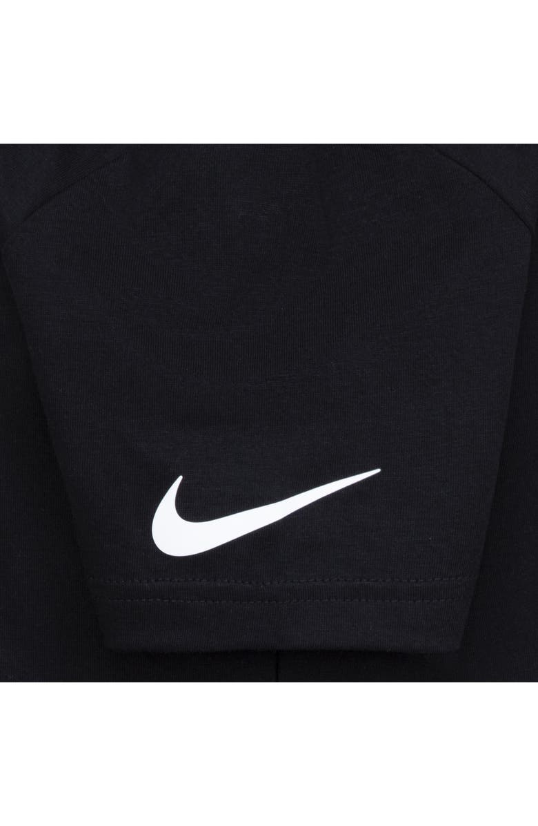 3 Brand Kids' Iconic Duo Crew Tee & Shorts Set, Alternate, color, Black