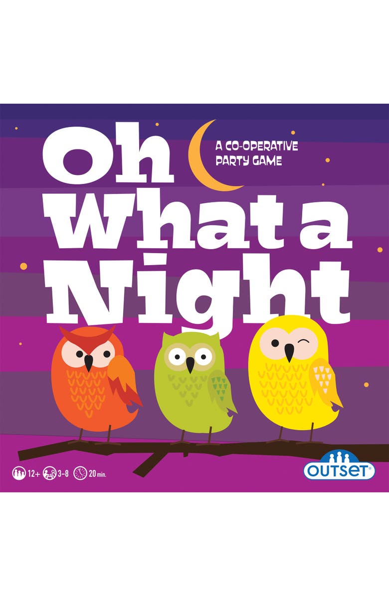 Outset Oh What A Night Cooperative Family Party Game, 38 Players, Alternate, color, Multicolored