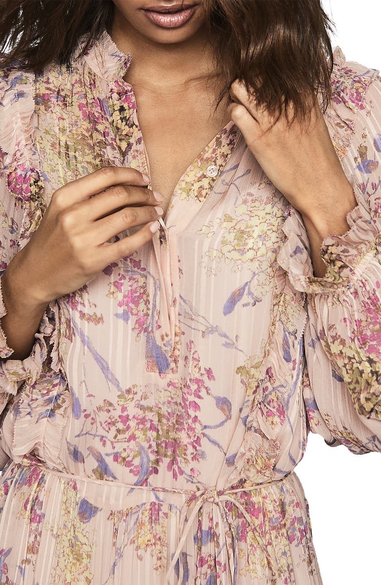 Reiss Cari Print Long Sleeve Minidress, Alternate, color, 