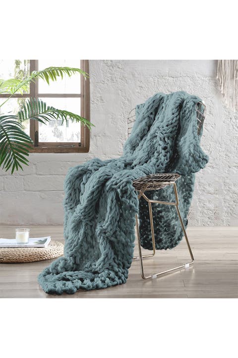 Chunky Knit Throw