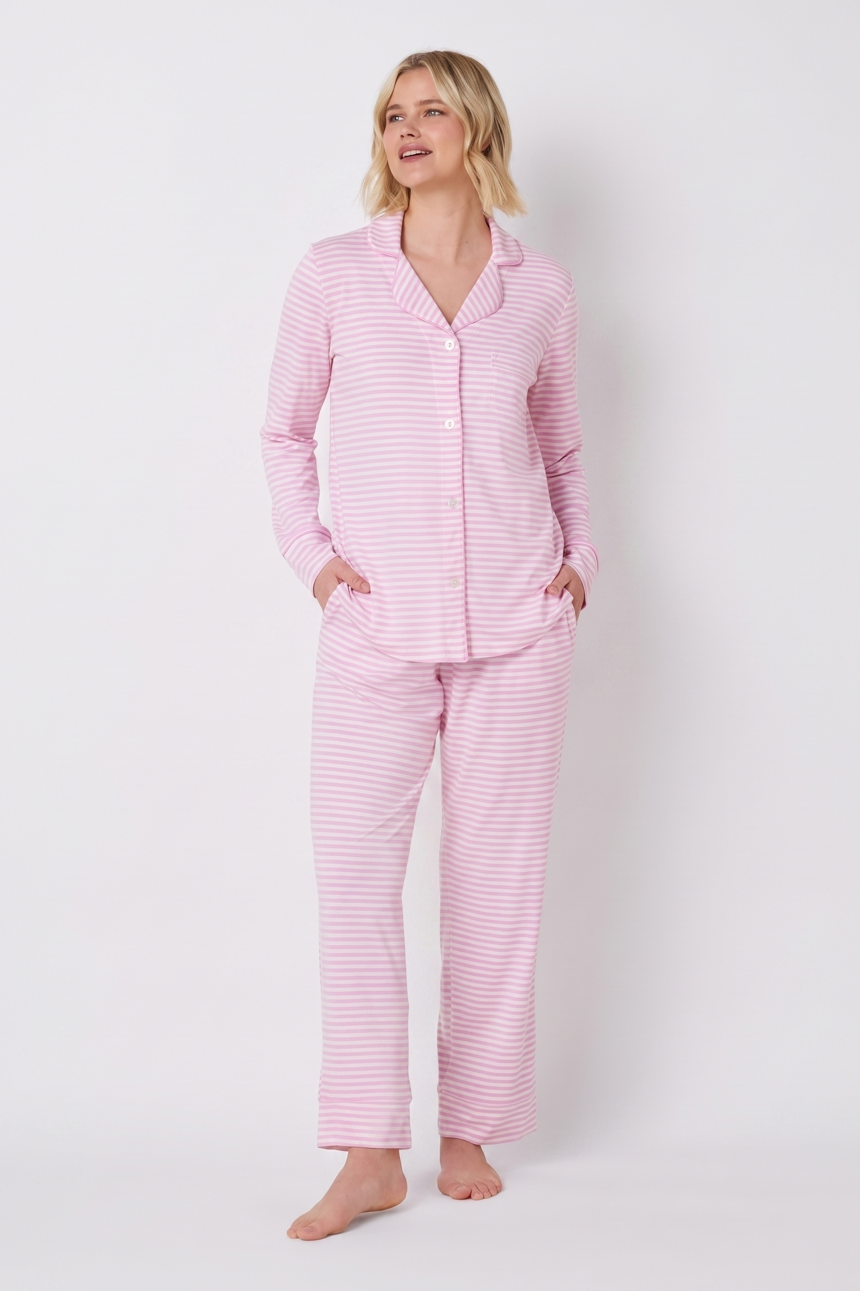 selected Essential Stripe Pink Moment