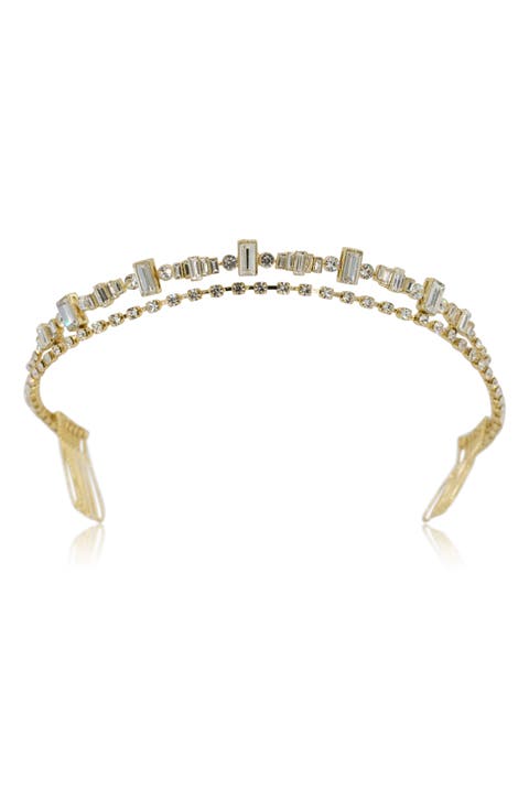 Amora Crystal Crown Comb