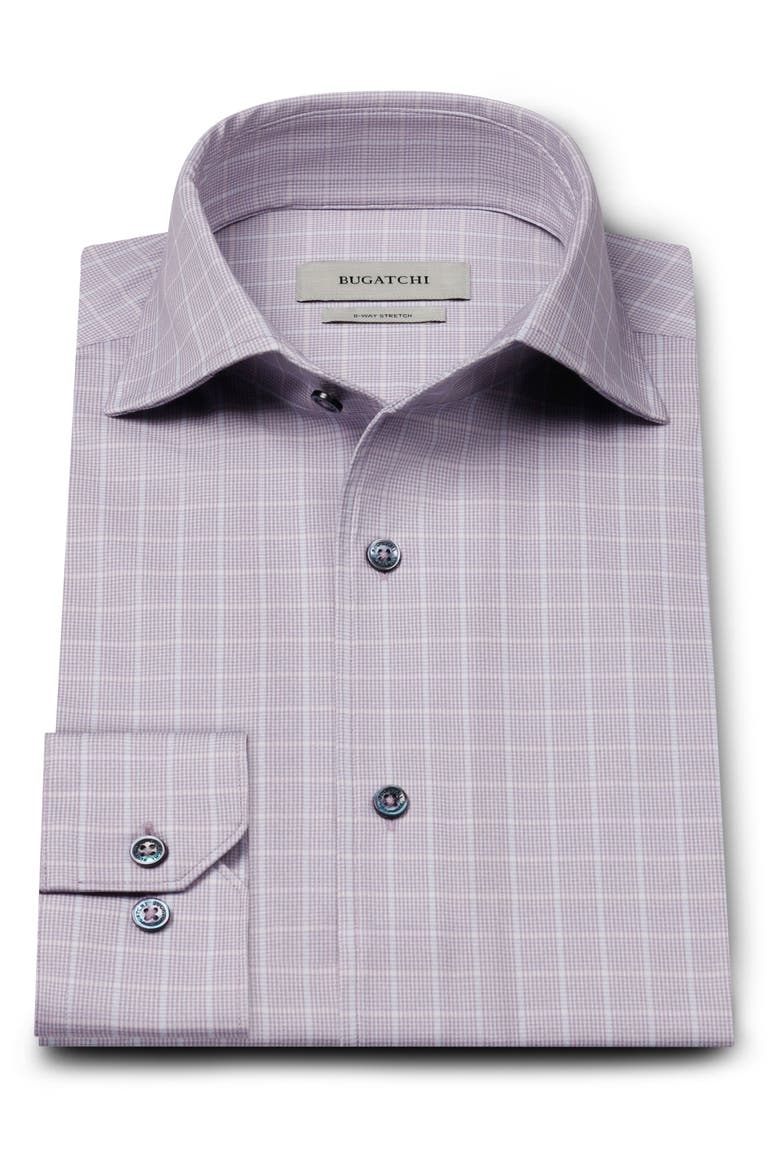 Devon OoohCotton® Grid Button-Up Shirt, Alternate, color, DUSTY PINK