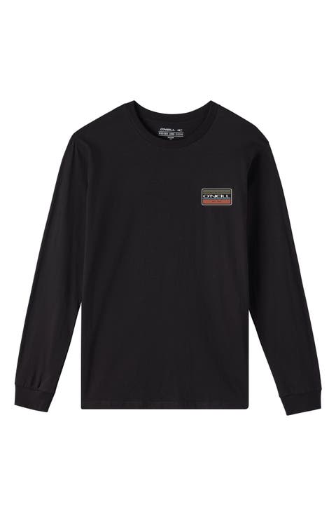 Kids' Banner Long Sleeve Cotton Graphic T-Shirt (Big Kid)