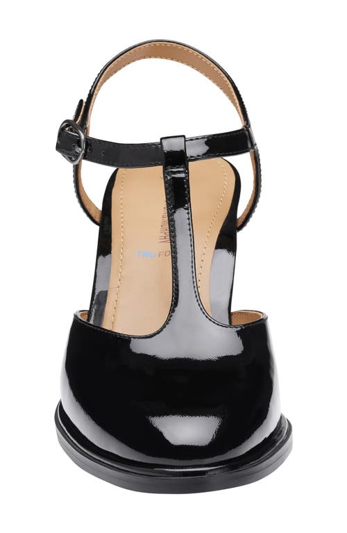 Johnston & Murphy Amy T-strap Pump In Black