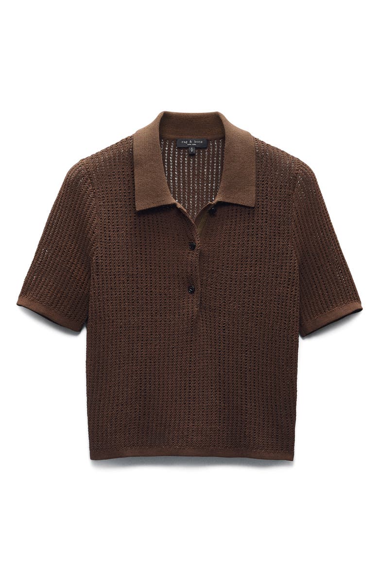 rag & bone Viola Knit Polo, Alternate, color, 