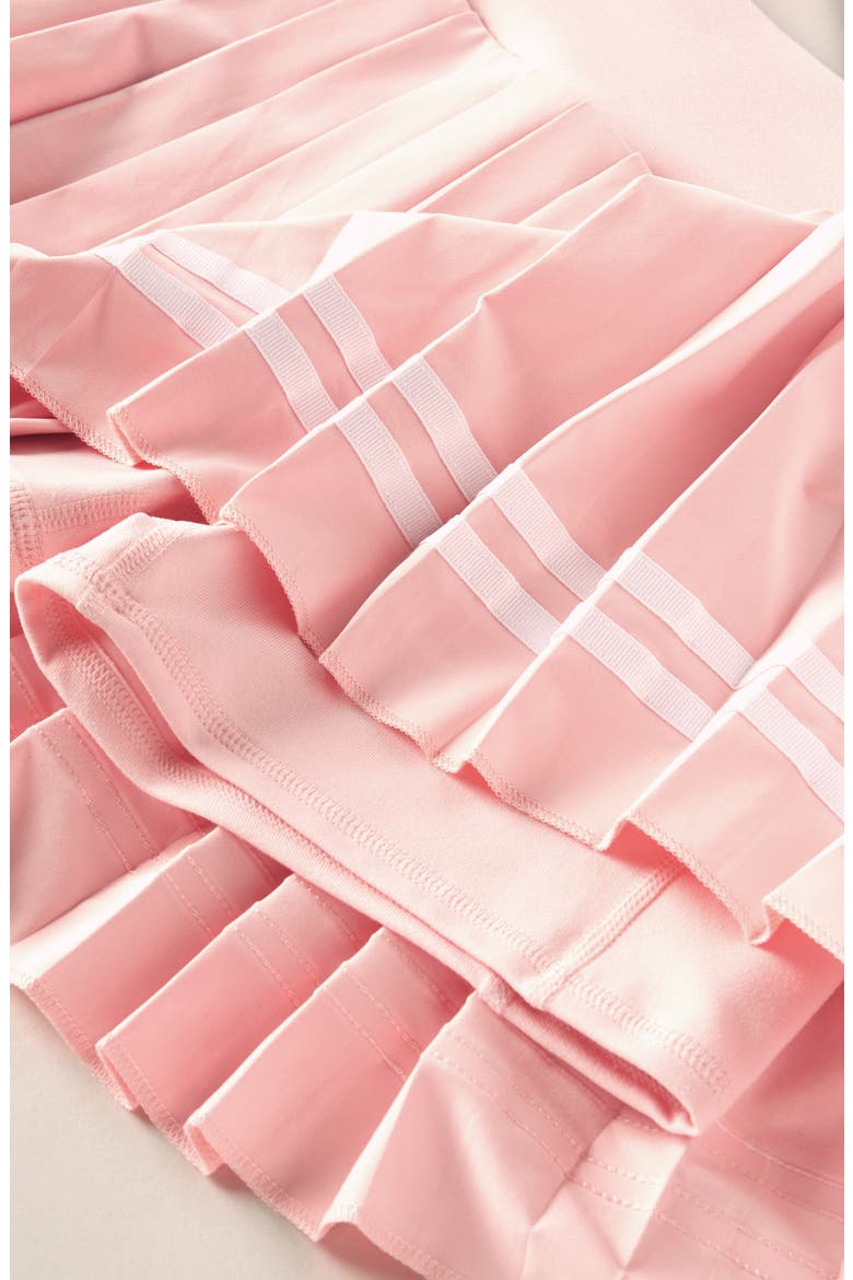 Kids' Backspin Pleated Skort, Alternate, color, PINK BEACH