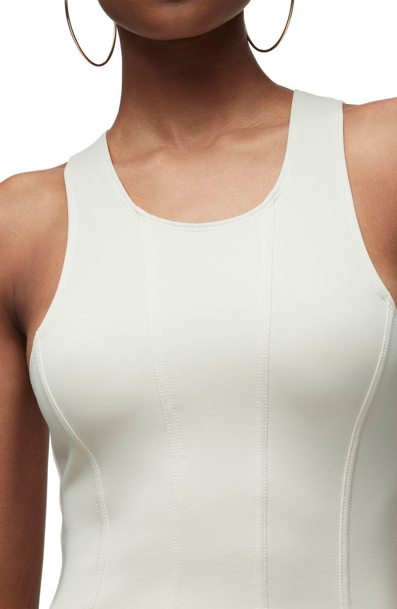 Hudson Jeans Scoop Neck Bodysuit, Alternate, color, Creme