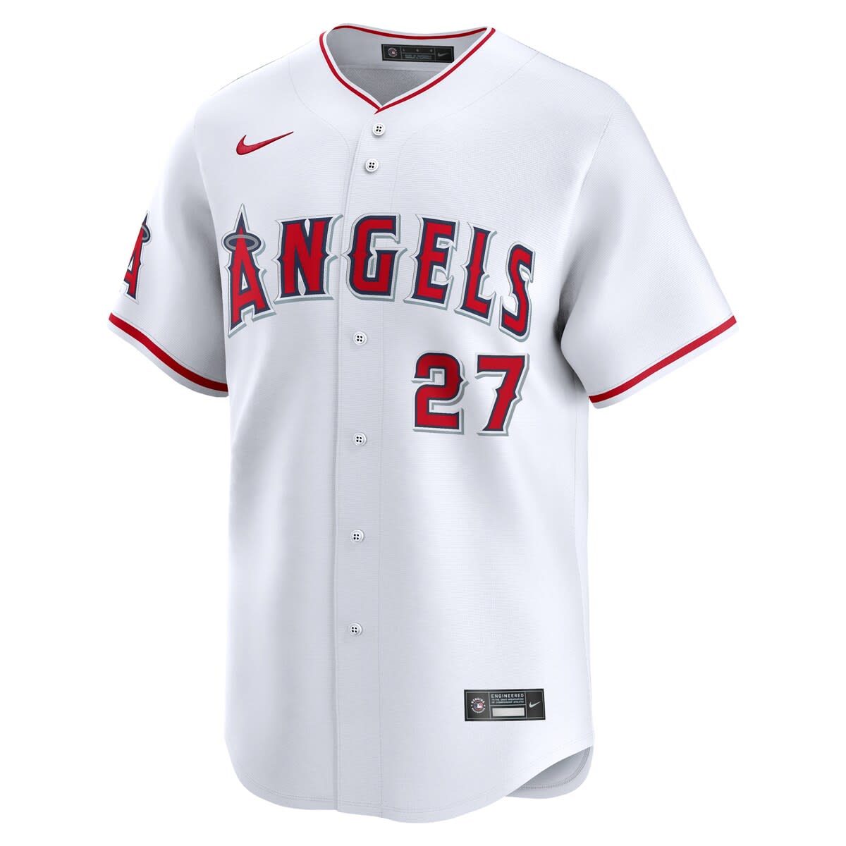 Youth Nike Mike Trout White Los Angeles Angels Home Limited Player
