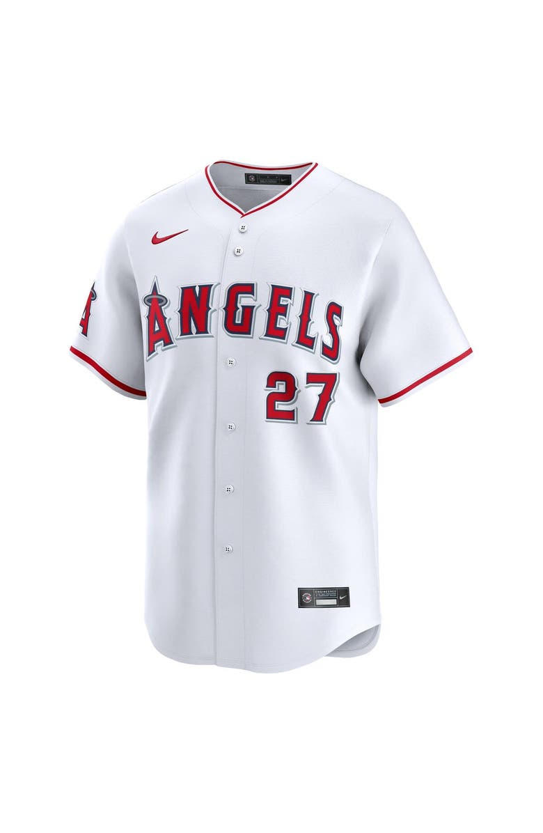 Nike Youth Nike Mike Trout White Los Angeles Angels Home Limited Player Jersey, Alternate, color, White