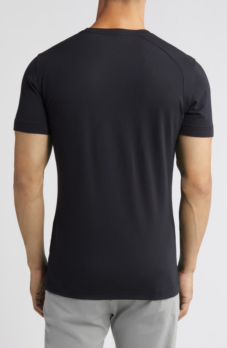 Mizzen+Main Knox Solid Black T-Shirt, Alternate, color, Black