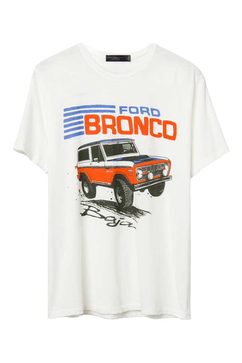 Ford Bronco Baja Cotton Graphic T-Shirt, Main, color, VINTAGE WHITE