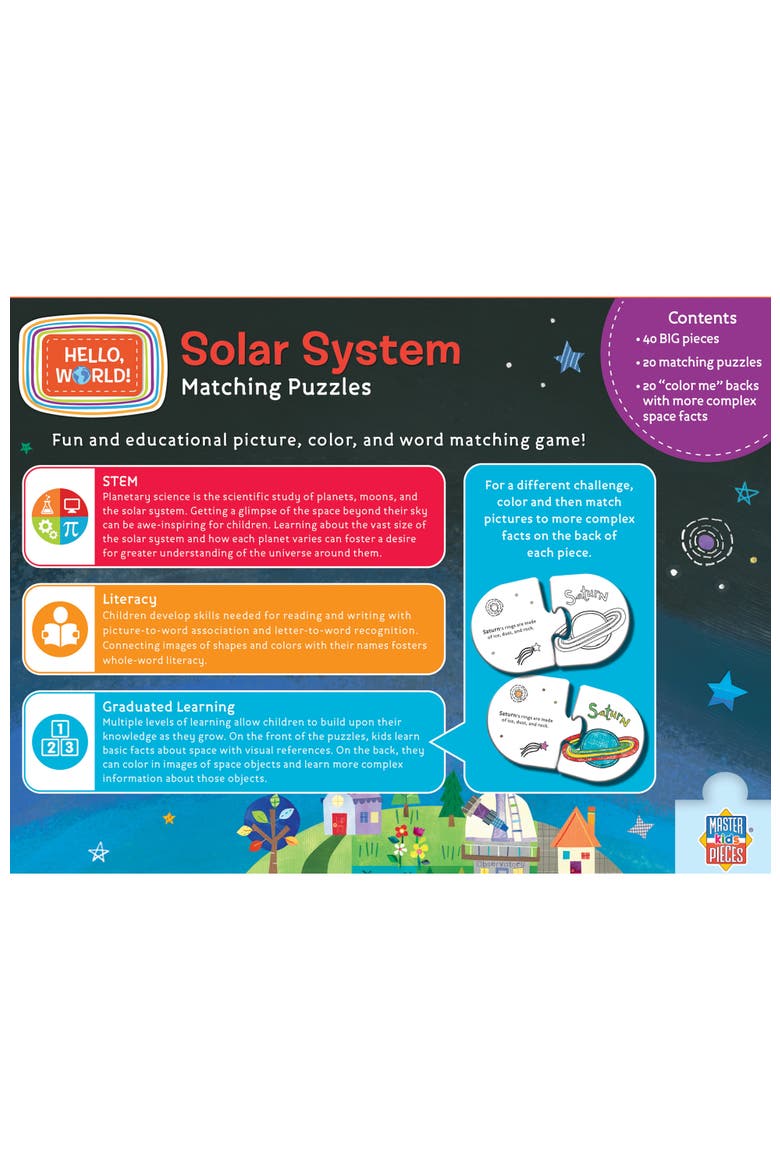 Solar System Matching Puzzles, Alternate, color, Multicolor