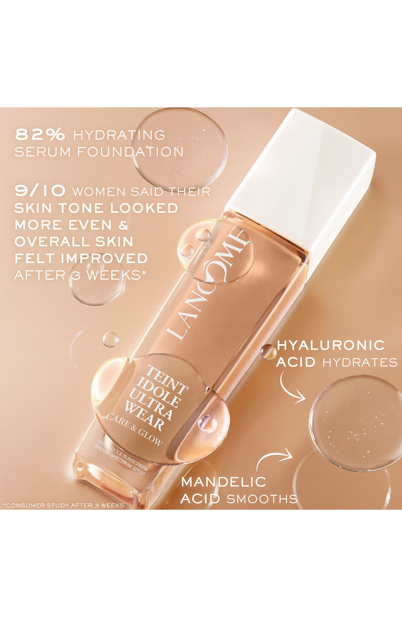 Teint Idole Ultra Wear Care & Glow Serum Foundation (Women