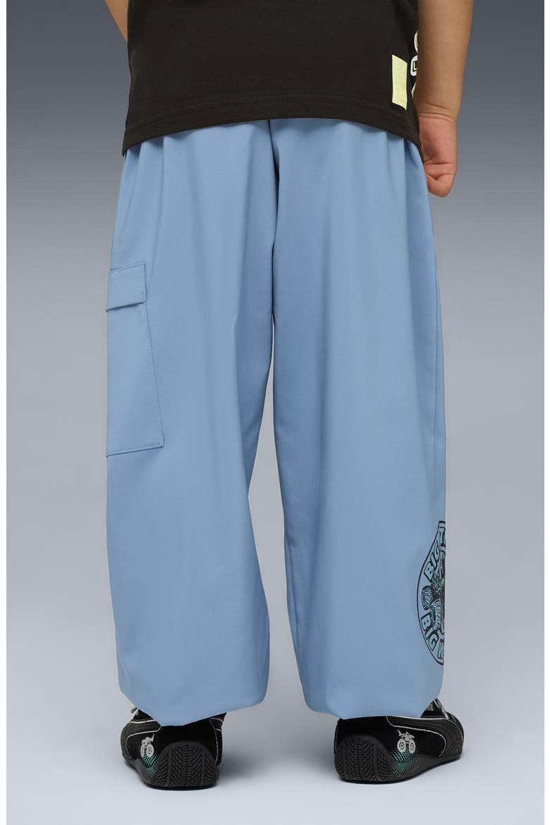 x Hot Wheels Kids' Relaxed Cargo Pants, Alternate, color, COOL BLUE