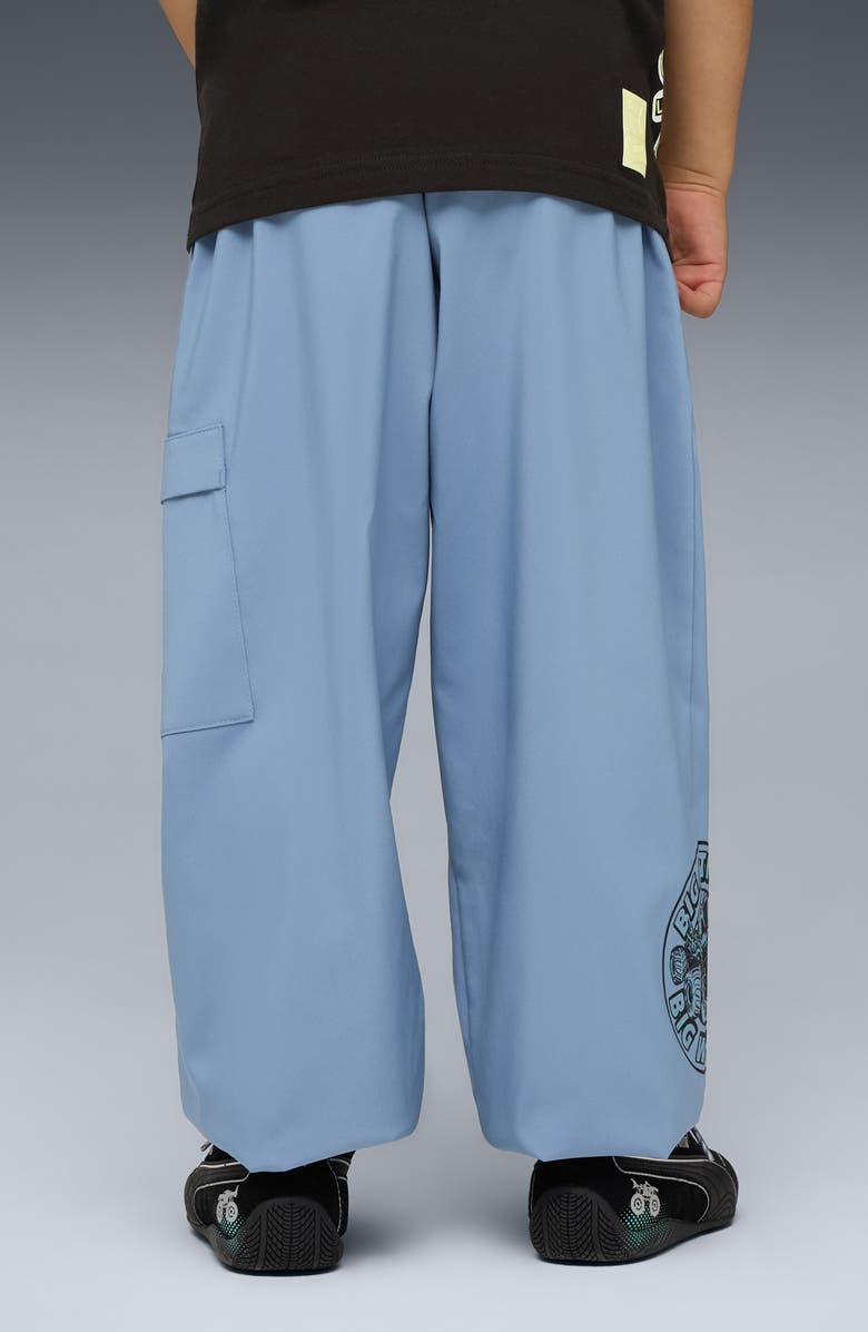 PUMA x Hot Wheels Kids' Relaxed Cargo Pants, Alternate, color, Cool Blue