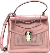 Pre-Owned Bvlgari Serpenti Top Handle Bag Patent Small