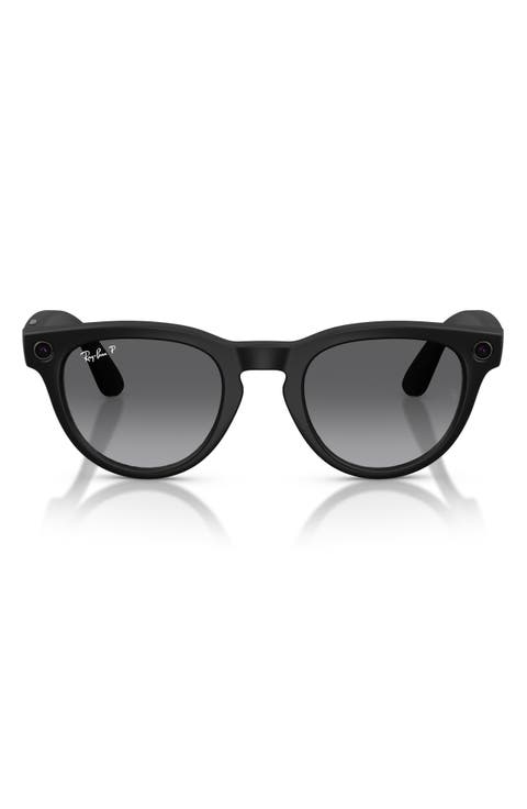 Meta Headliner 50mm Round Sunglasses