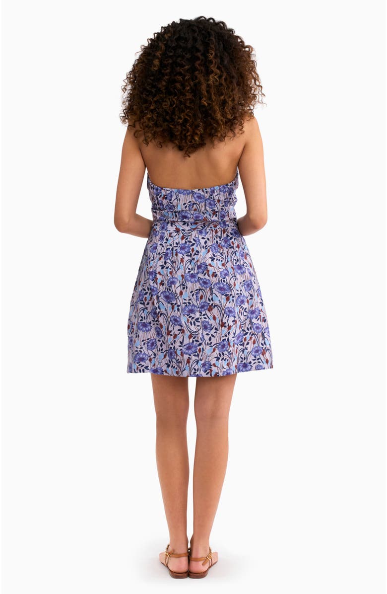 Rebecca Taylor Daphne Halter Dress, Alternate, color, Iris Multi