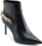 KARL LAGERFELD PARIS Samra Chain Ankle Bootie