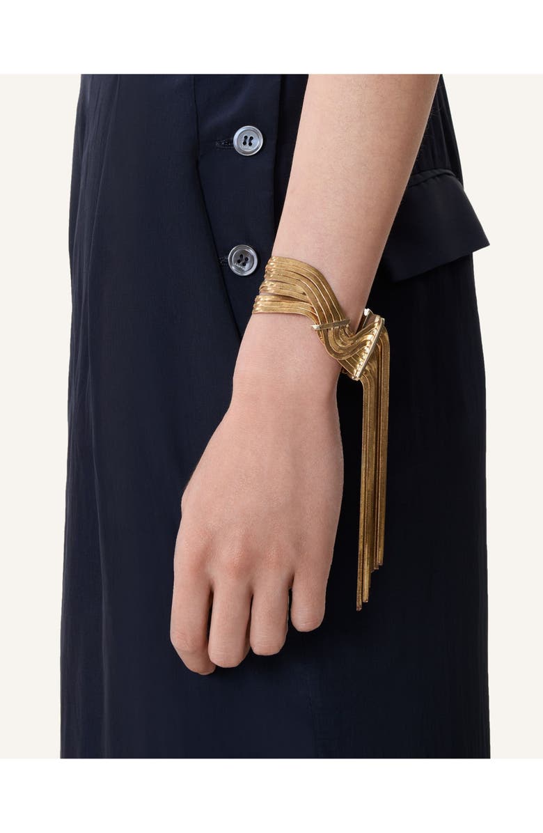 Lanvin Chain Bracelet, Alternate, color, Gold