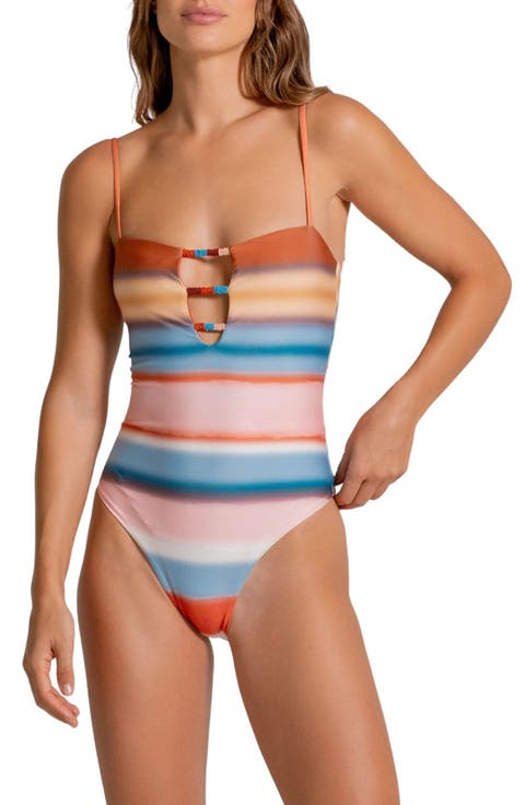 Beaded One-Piece Swimsuit