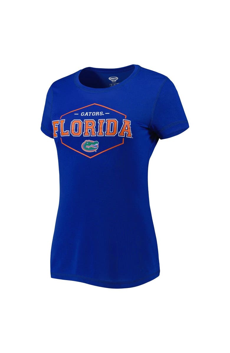 CONCEPTS SPORT Women's Concepts Sport Royal/Orange Florida Gators Badge T-Shirt & Flannel Pants Sleep Set, Alternate, color,