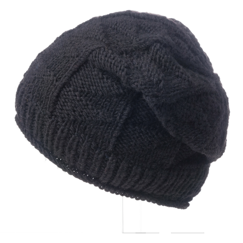 Nirvanna Designs Wave Slouch In Black