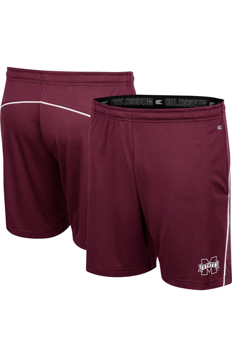 COLOSSEUM Men's Colosseum Maroon Mississippi State Bulldogs Laws of Physics Shorts, Main, color, Maroon