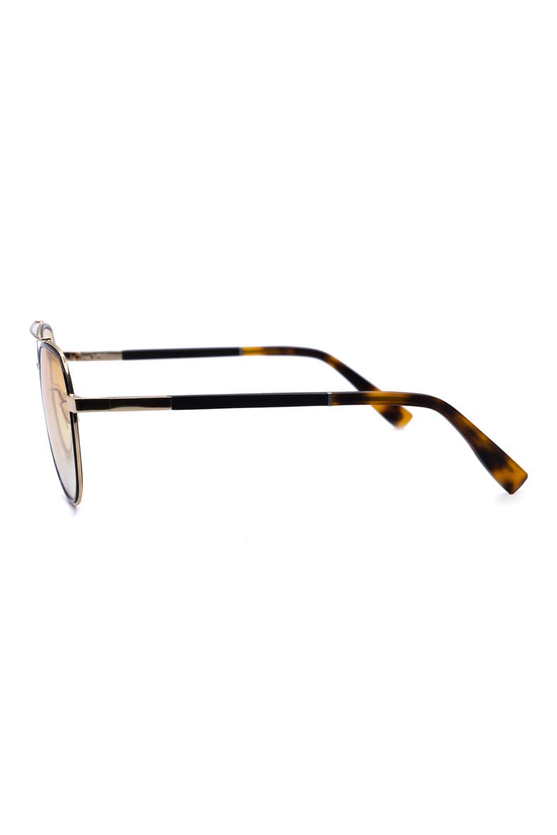 Bond Orange 55mm Gradient Sunglasses, Alternate, color, GOLD / ORANGE GRADIENT