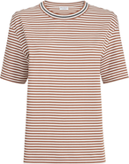 Brunello Cucinelli Striped jersey T-shirt
