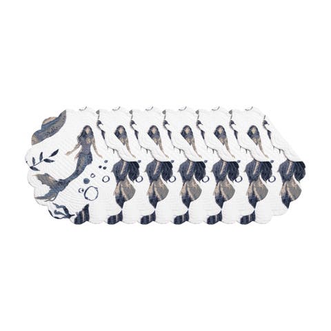 Sister Sirens Round Placemats Set of 6, 17"