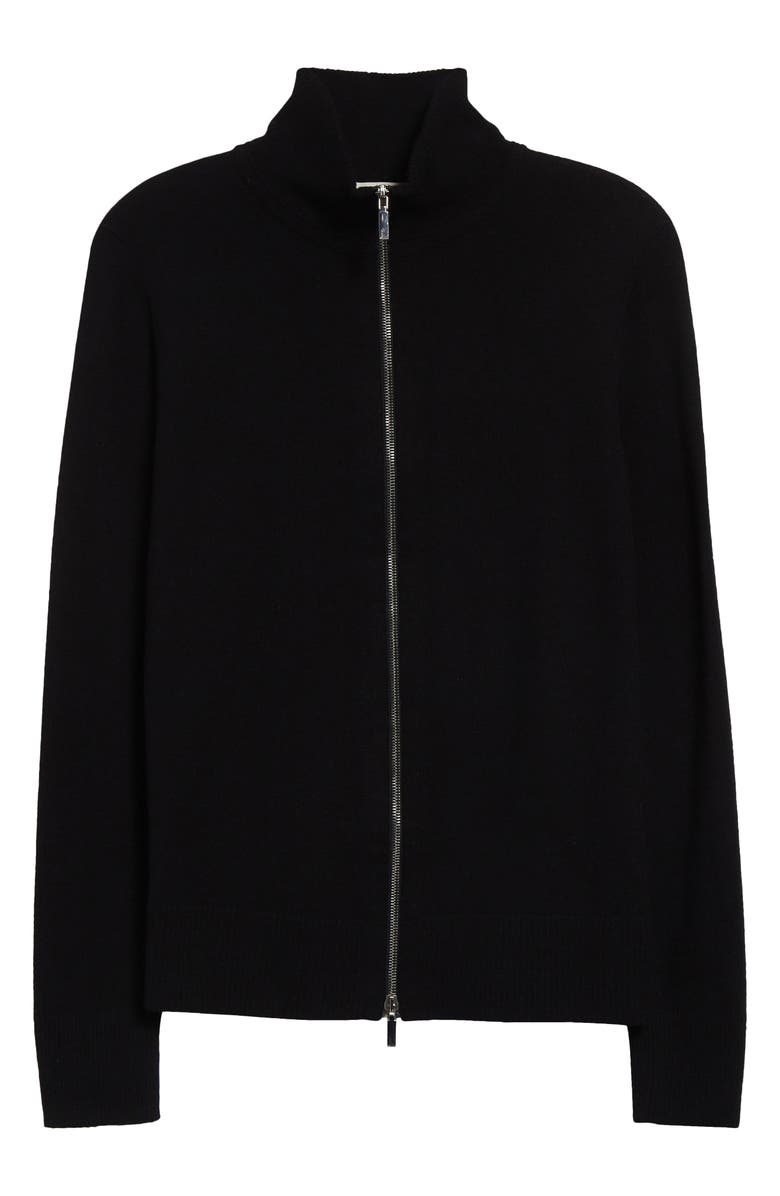 Lafayette 148 New York Stand Collar Zip Front Cardigan, Alternate, color,