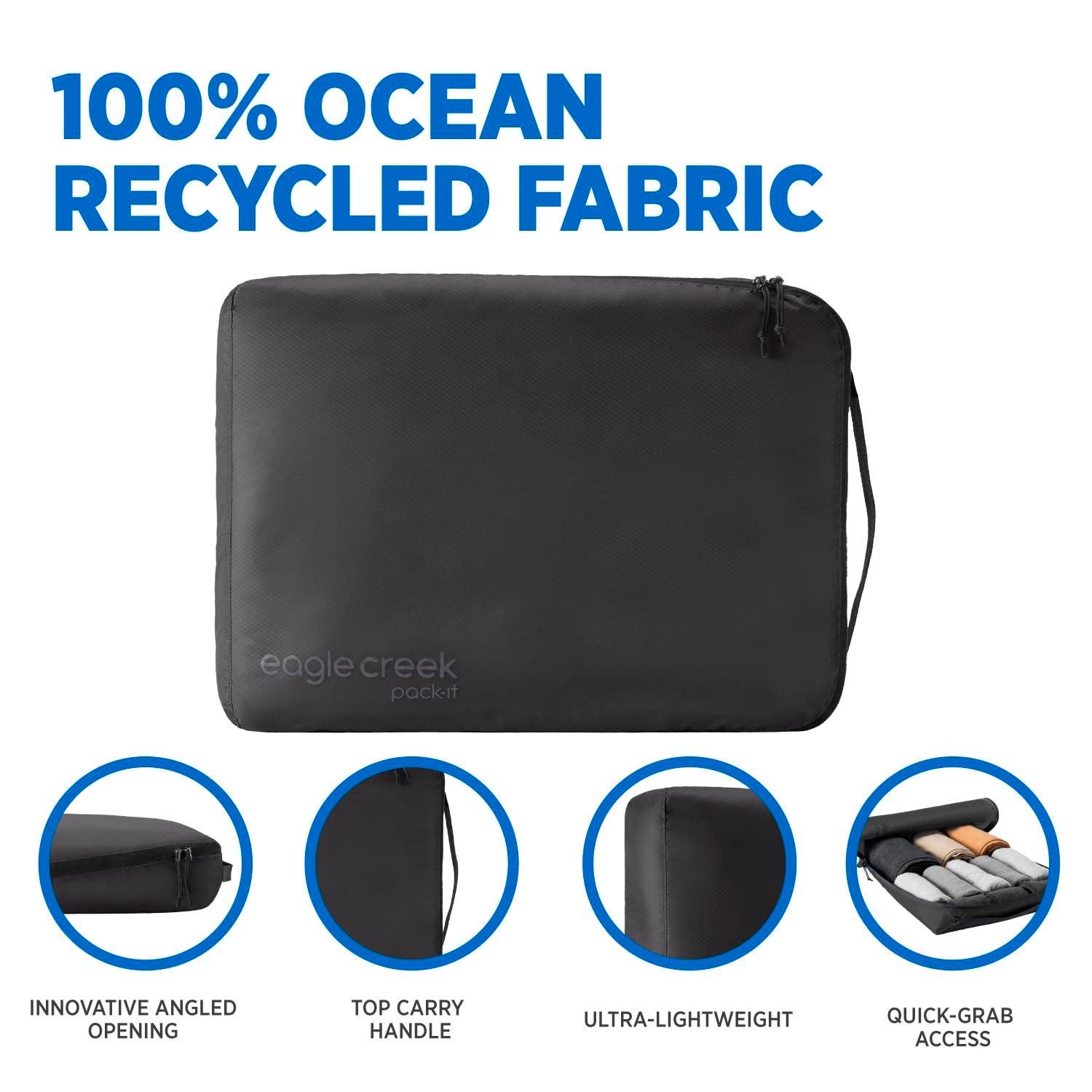 EAGLE CREEK Pack-It Isolate Large Cube, Alternate, color, Black