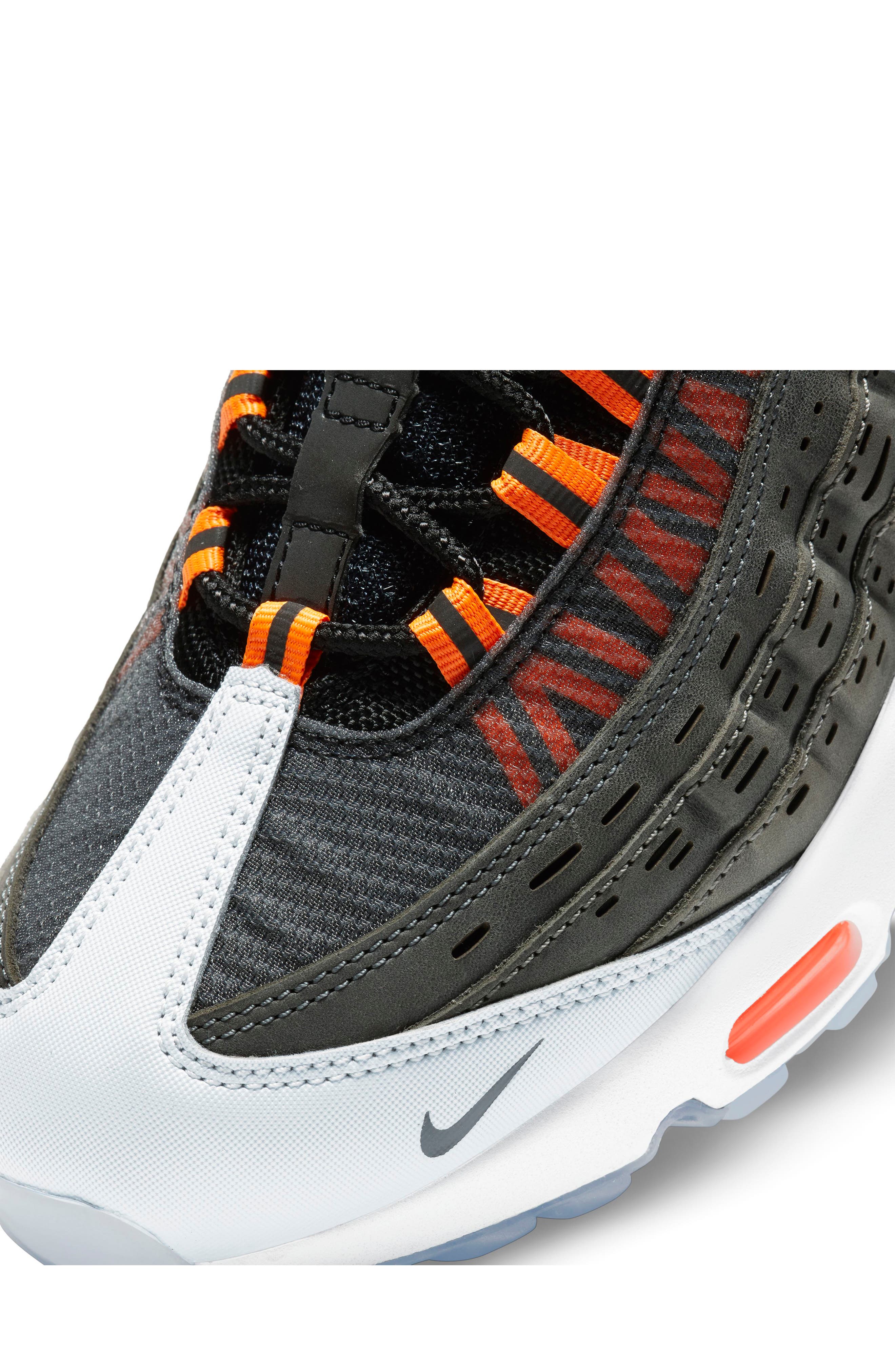 x Kim Jones Total Orange Air Max 95 Sneaker, Alternate, color, BLACK/ TOTAL ORANGE/ DARK GREY